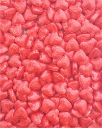 Посыпка кондитерская «Сердечки Красные глянцевые», размер 18 мм